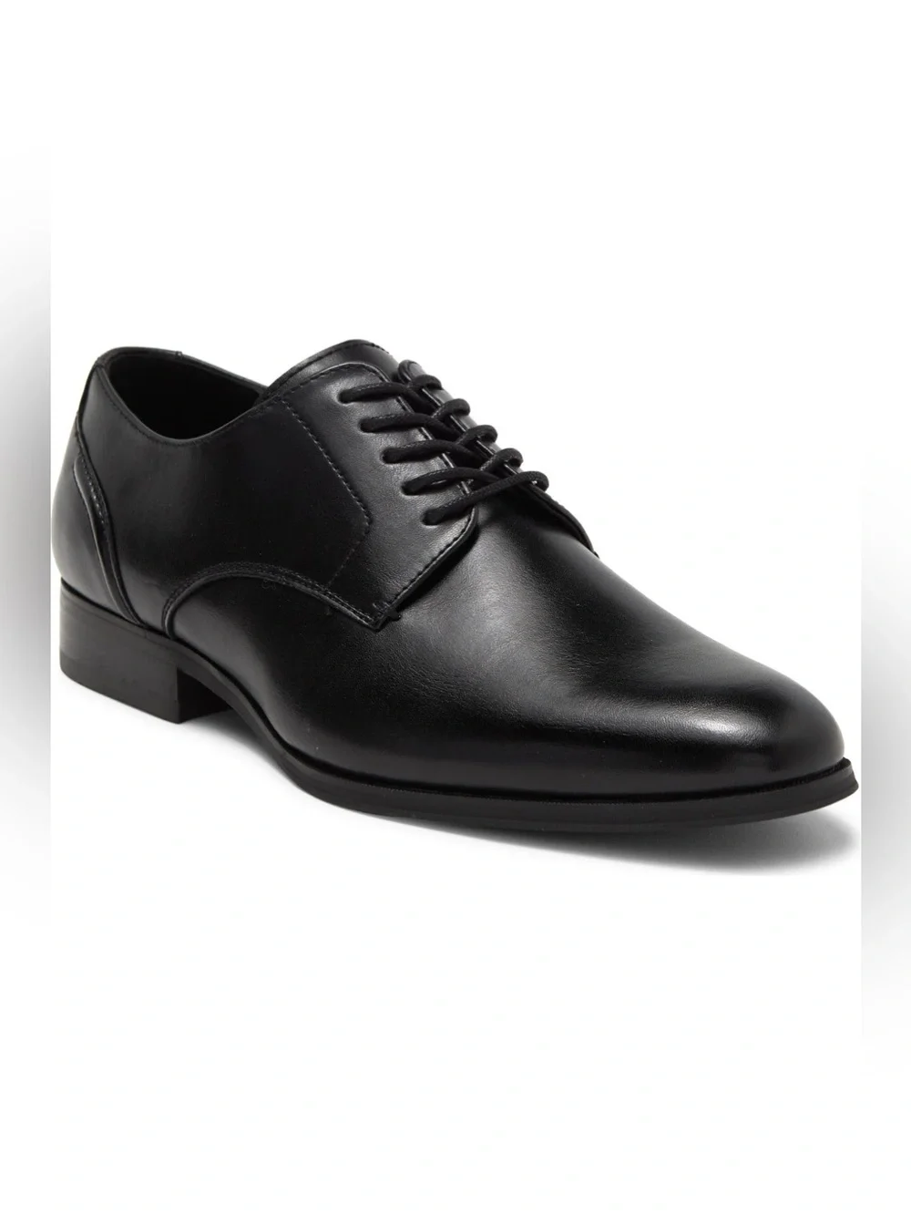 NWT Nordstrom Abound Cameron Plain Toe Derby Dress Shoe Black Men's Size 9